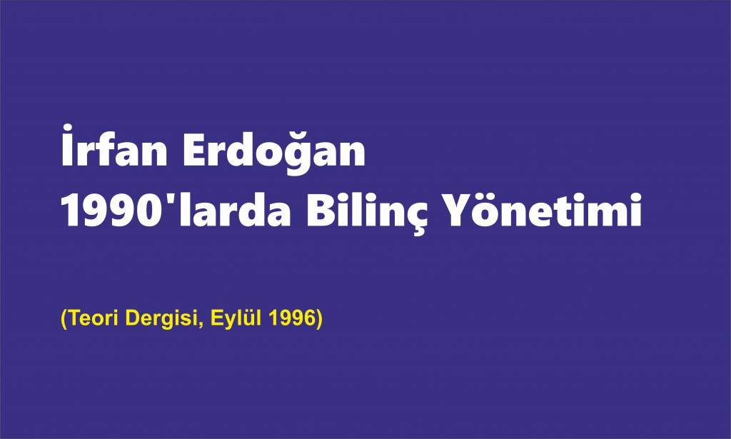 1990 Larda Bilinc Yonetimi Oncu Genclik