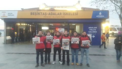 MARMARA ÜNİVERSİTESİ TEMEL ÖRGÜTÜ AYDINLIK SATIŞI YAPTI