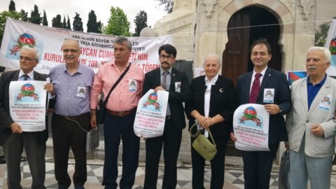 ÖNCÜ GENÇLİK AZERBAYCAN CUMHURİYETİ’NİN 100. YILI KUTLAMA TÖRENİNE KATILDI