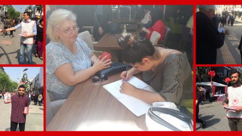 SAKARYA ÖNCÜ GENÇLİK DOĞU PERİNÇEK İÇİN ESNAF ESNAF GEZİYOR!