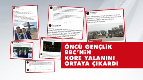 ÖNCÜ GENÇLİK BBC’NİN KORE YALANINI ORTAYA ÇIKARDI