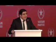 AYKUT DİŞ’İN VATAN PARTİSİ CUMHURBAŞKANLIĞI İÇİN KARAR KURULTAYI KONUŞMASI