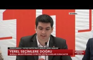 VATAN PARTİSİ’NİN 31 MART YEREL SEÇİM GENÇLİK PROGRAMI
