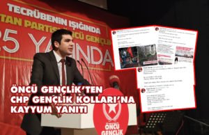 ÖNCÜ GENÇLİK’TEN CHP GENÇLİK KOLLARI’NA KAYYUM YANITI