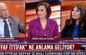 DOĞU PERİNÇEK’TEN İYİ PARTİLİ ŞENOL SUNAT’A MİLLİYETÇİLİK DERSİ