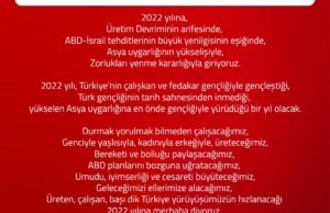 Genel Başkanımız Barış Demiralay’dan Yeni Yıl Mesajı