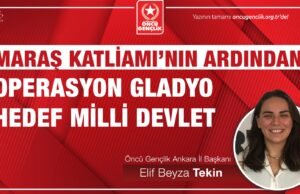 MARAŞ KATLİAMI’NIN ARDINDAN:OPERASYON GLADYO HEDEF MİLLİ DEVLET