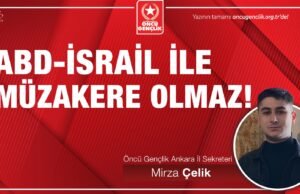 ABD- İsrail İle Müzakere Olmaz