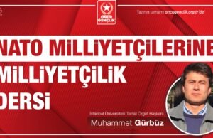 NATO Milliyetçilerine Milliyetçilik Dersi